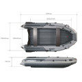 Лодка надувная Angler SKAT TRITON 370NDFi с интегрир. фальшбортом и пласт. транц в Алдане