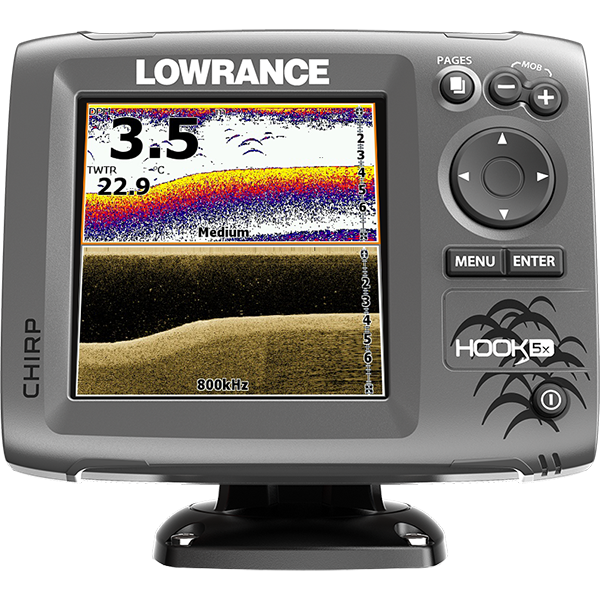 Эхолот Lowrance Hook-5 Mid/High/DownScan в Алдане