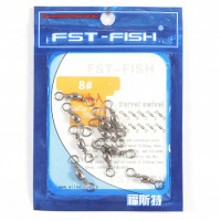 Вертлюг FST-Fish №9, 10 шт