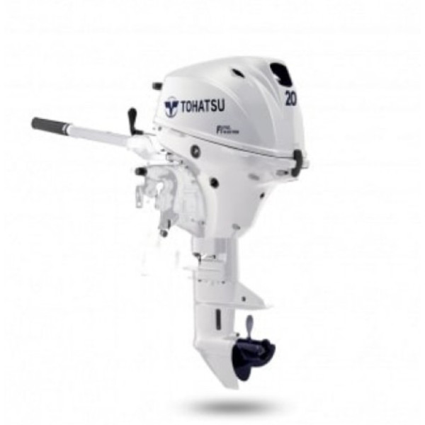 Лодочный мотор Tohatsu MFS 20 EW S NEW белый 4 тактный в Алдане