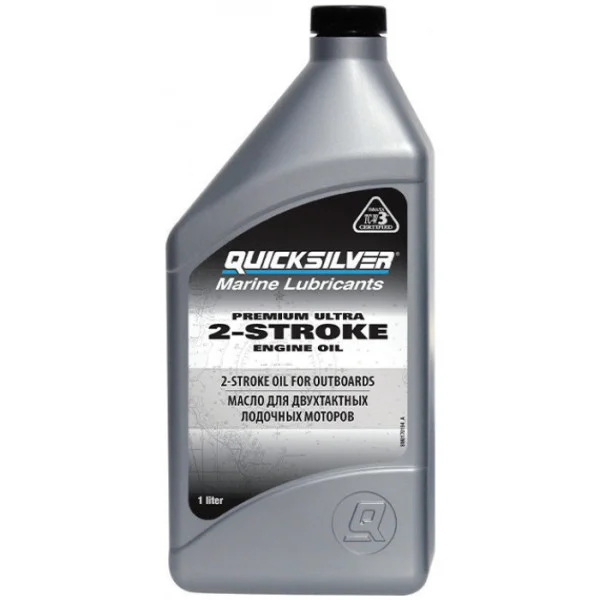 Масло Quicksilver 2-stroke Premium Ultra TCW3 1л 92-8M0170003 в Алдане