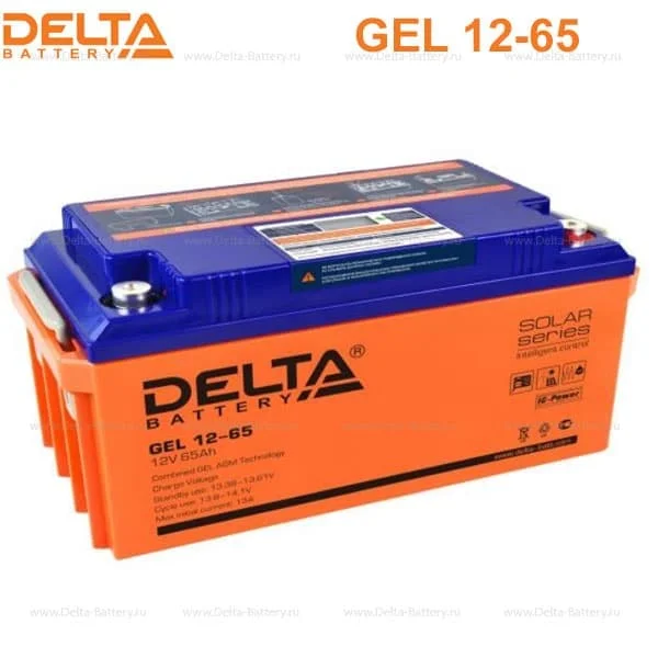 Аккумуляторная батарея Delta GEL 12-65 в Алдане