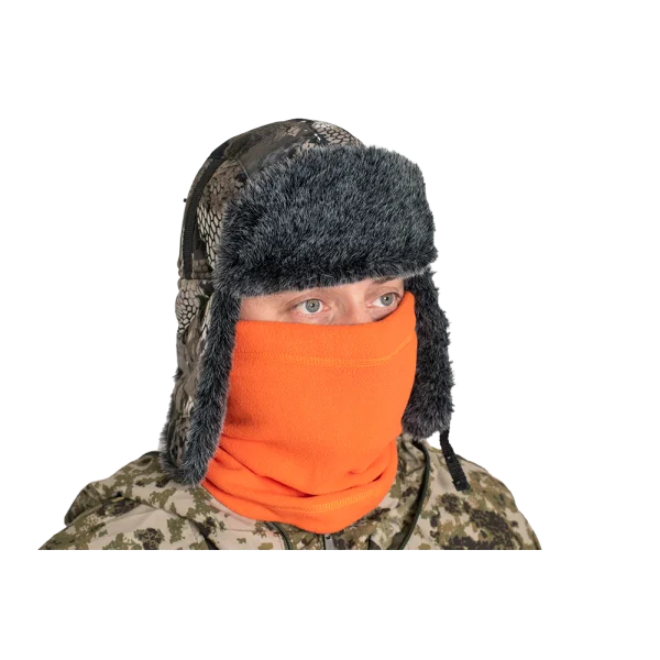 Шарф 3 в 1 / флис / оранжевый в Алдане